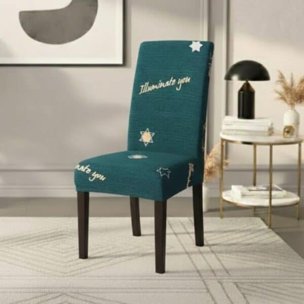 Housse De Chaise Haut Dossier Design Céleste
