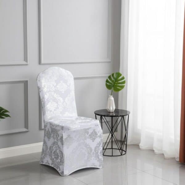 Housse De Chaise Évènementiel À Motif Baroque