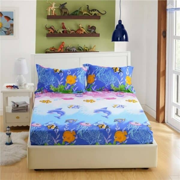 Drap-housse Univers Sous-Marin