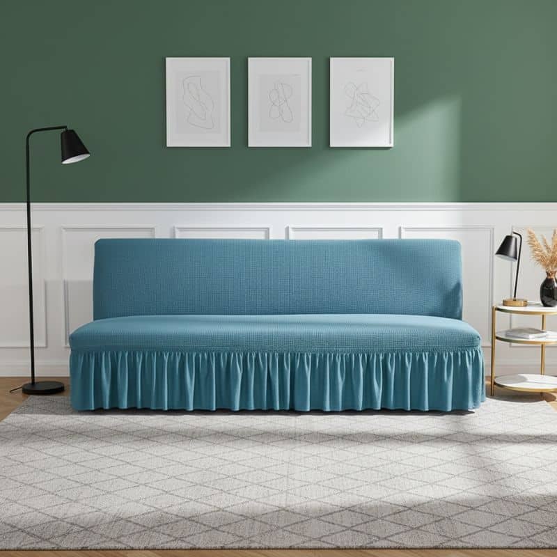 Housse De Canapé Clic-Clac Extensible Style Raffiné Et Lavable Housse De Canapé Clic-Clac Extensible Style Raffiné Et Lavable