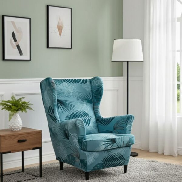 Housse de Fauteuil À Motif Feuillage Tropical