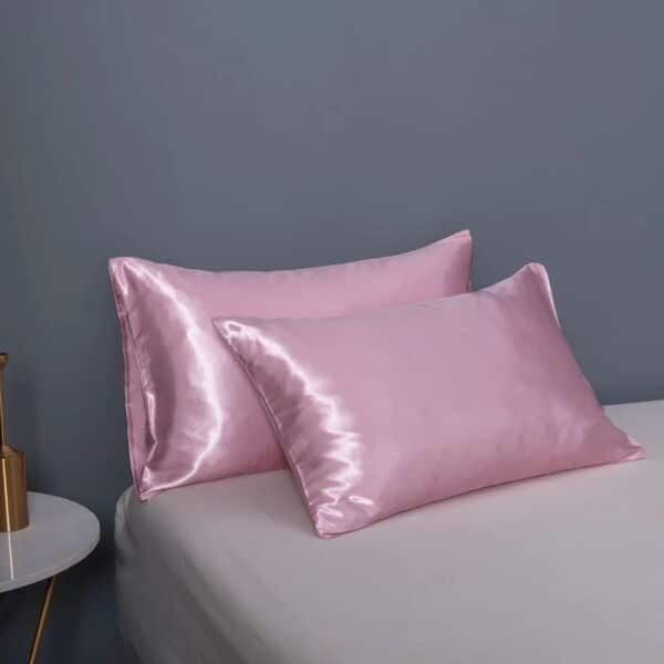 Taie d’Oreiller en Satin Soyeux