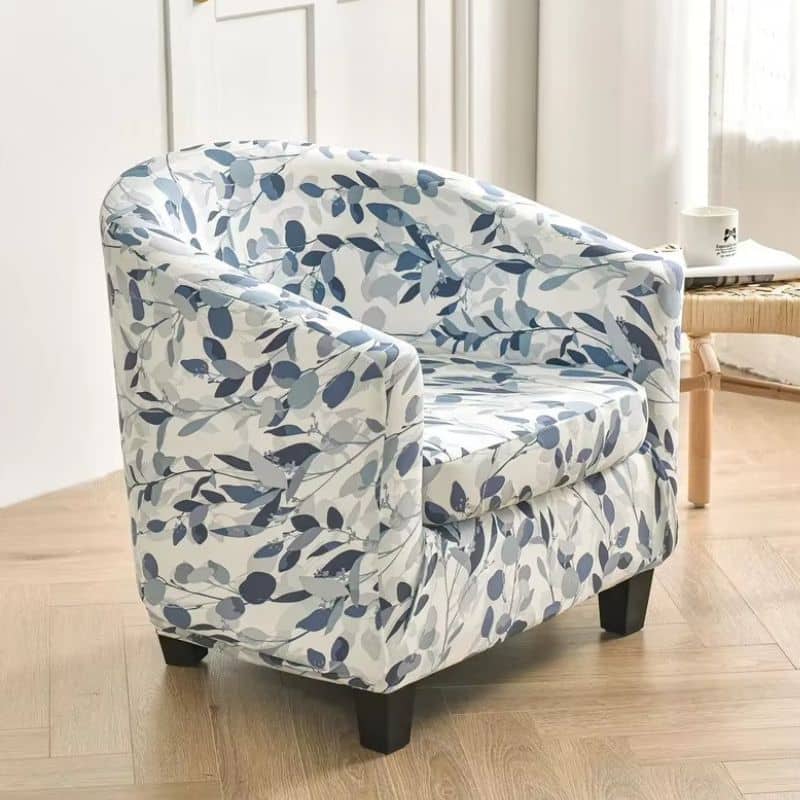 Housse De Fauteuil À Motif Floral Et Géométrique Chic Housse De Fauteuil À Motif Floral Et Géométrique Chic