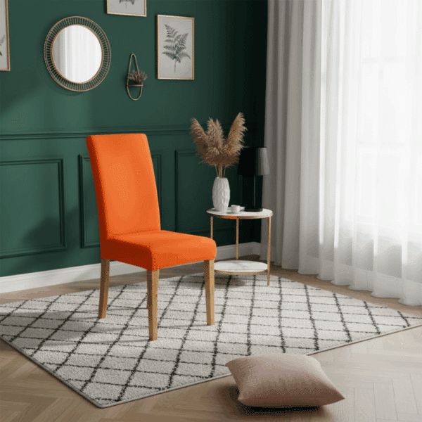 Housse De Chaise Unie Extensible En Spandex