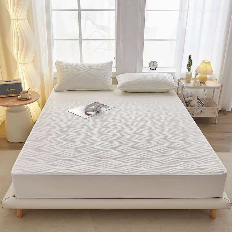 Drap-housse Style Matelassé Élégant Drap-housse Style Matelassé Élégant