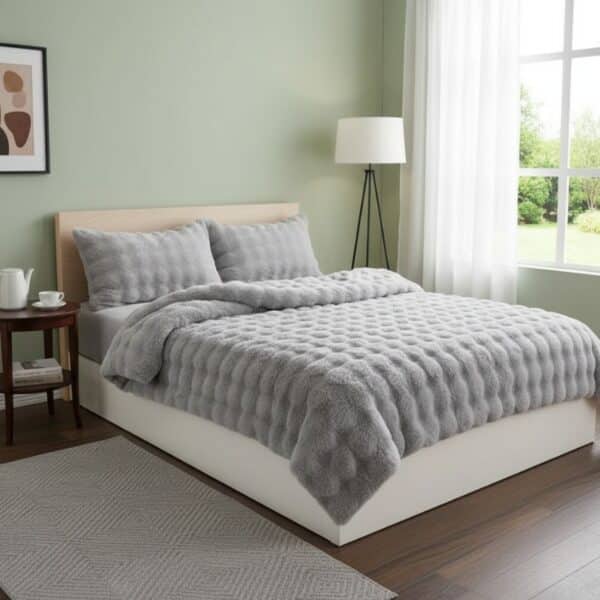 Drap-housse Style Fourrure Douillette