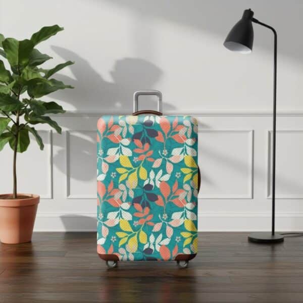 Housse de Valise Grande Taille À Feuilles Colorées