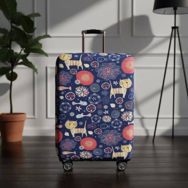 Housse de Valise Design Safari Graphique