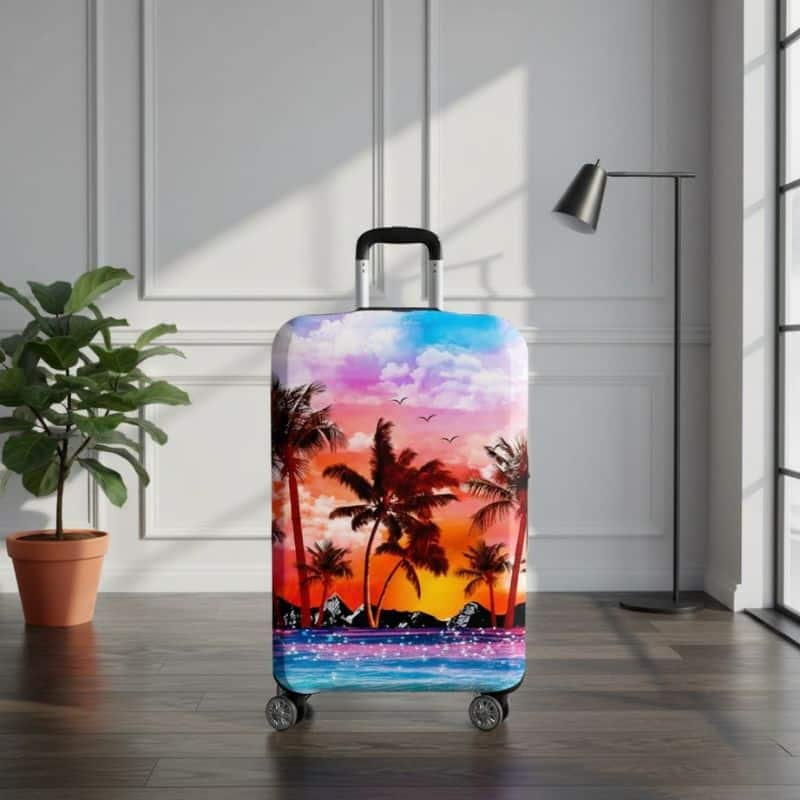 Housse de Valise Design Coucher de Soleil Housse de Valise Design Coucher de Soleil