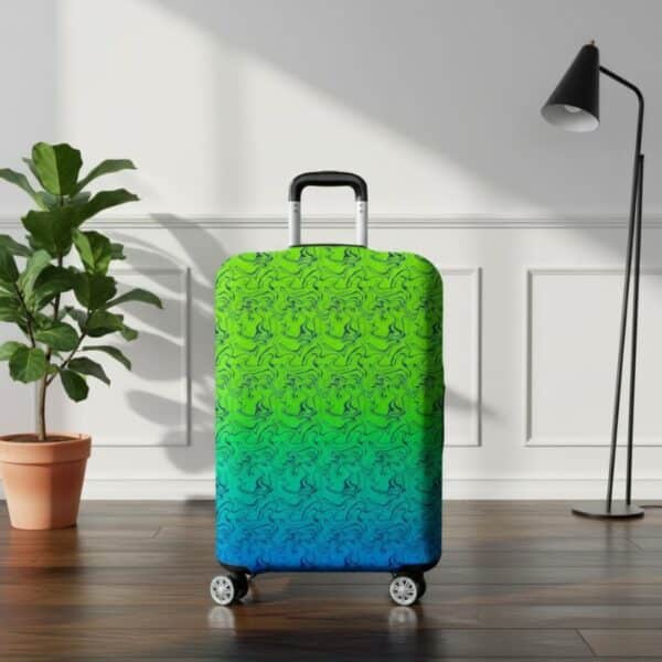 Housse de Valise Design À Motif d’Ondes Dégradées