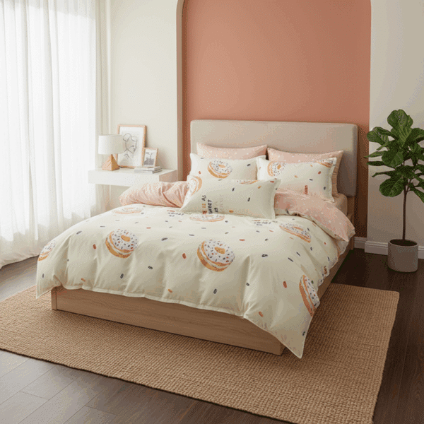 Housse de Couette Style Donut Sucré