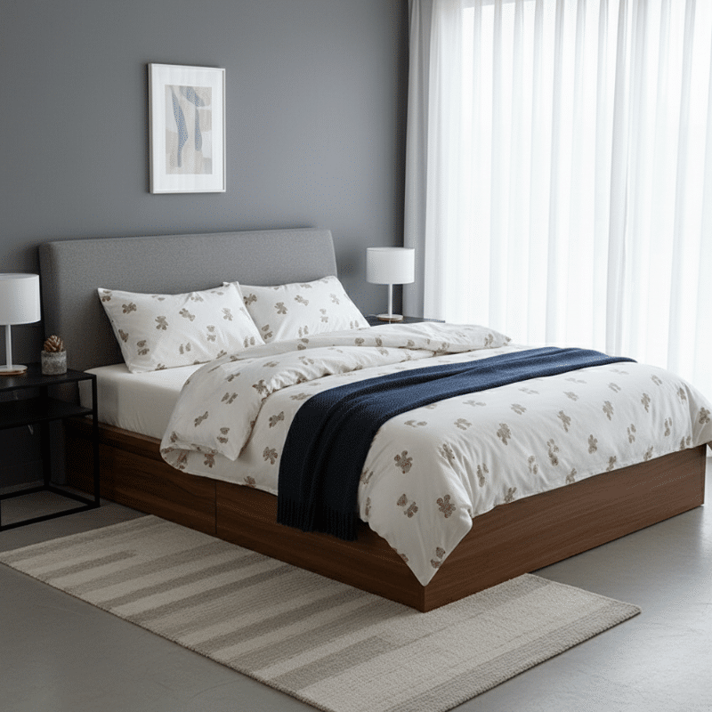 2-59 Housse de Couette Style Ourson Douillet