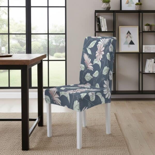 Housse De Chaise À Motif Floral Naturel