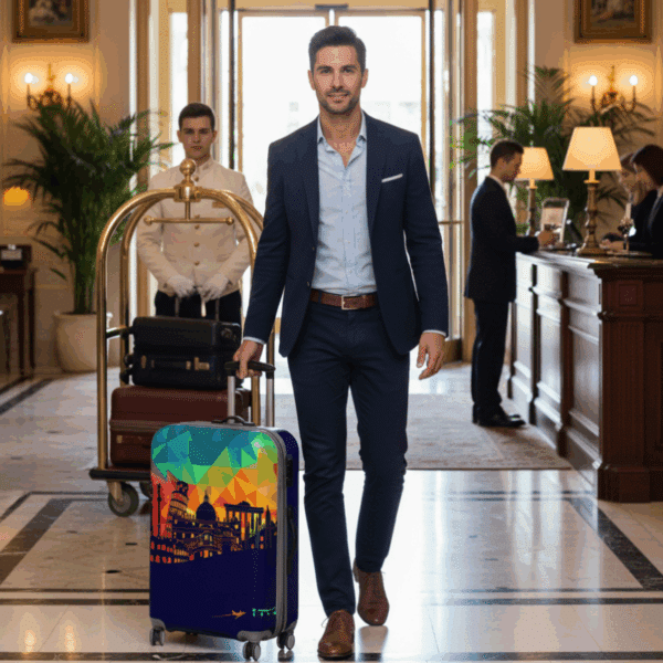 Housse de Valise Design Monuments du Monde