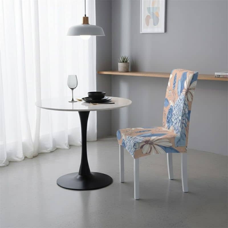 Housse De Chaise À Motif Floral au Charme Naturel Housse De Chaise À Motif Floral au Charme Naturel