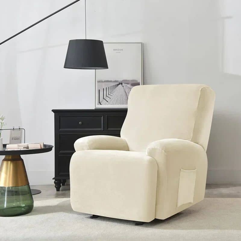 20-24 Housse De Fauteuil Relax En Velours Épais Style Chic Et Contemporain