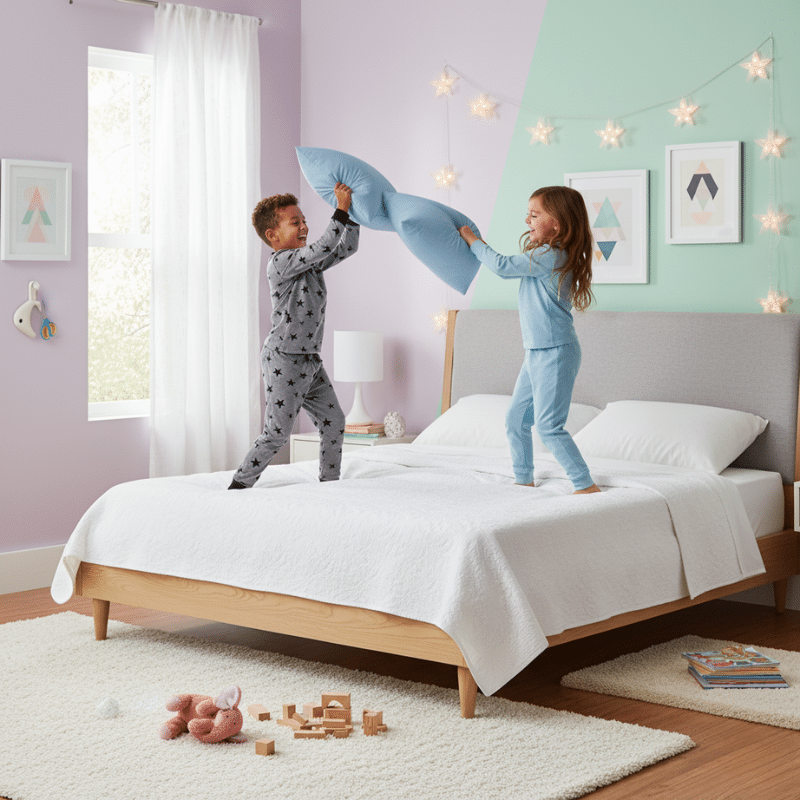 24-3 Taie Oreiller Au Tissu Mat Et Confortable
