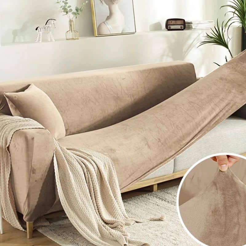 Housse De Canapé Déperlante Spécial Animal En Velours Doux Et Imperméable Housse De Canapé Déperlante Spécial Animal En Velours Doux Et Imperméable