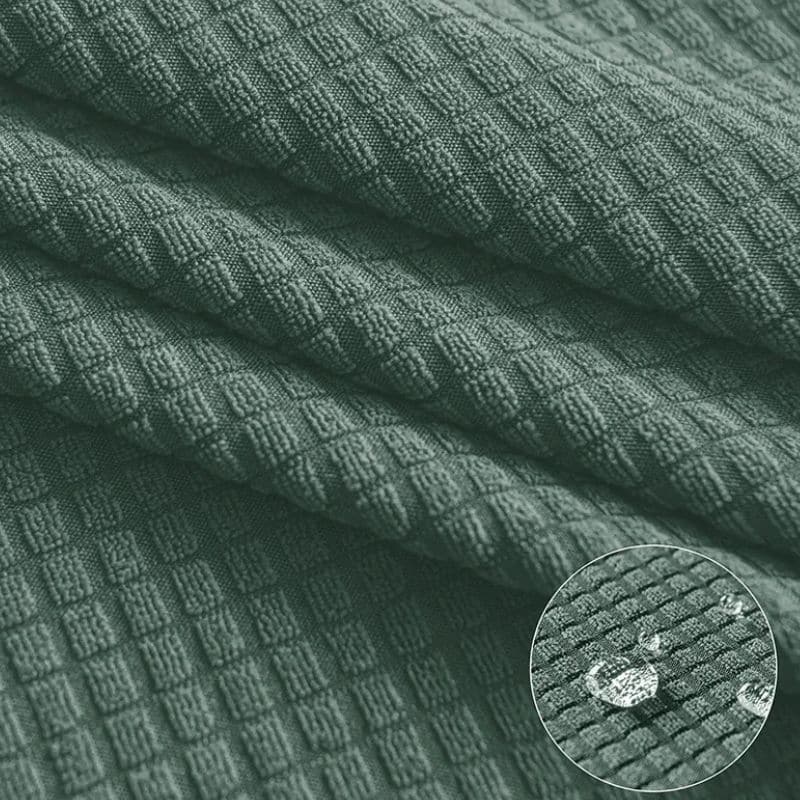 Housse De Chaise Déperlante À Dossier Haut En Jacquard Extensible Housse De Chaise Déperlante À Dossier Haut En Jacquard Extensible