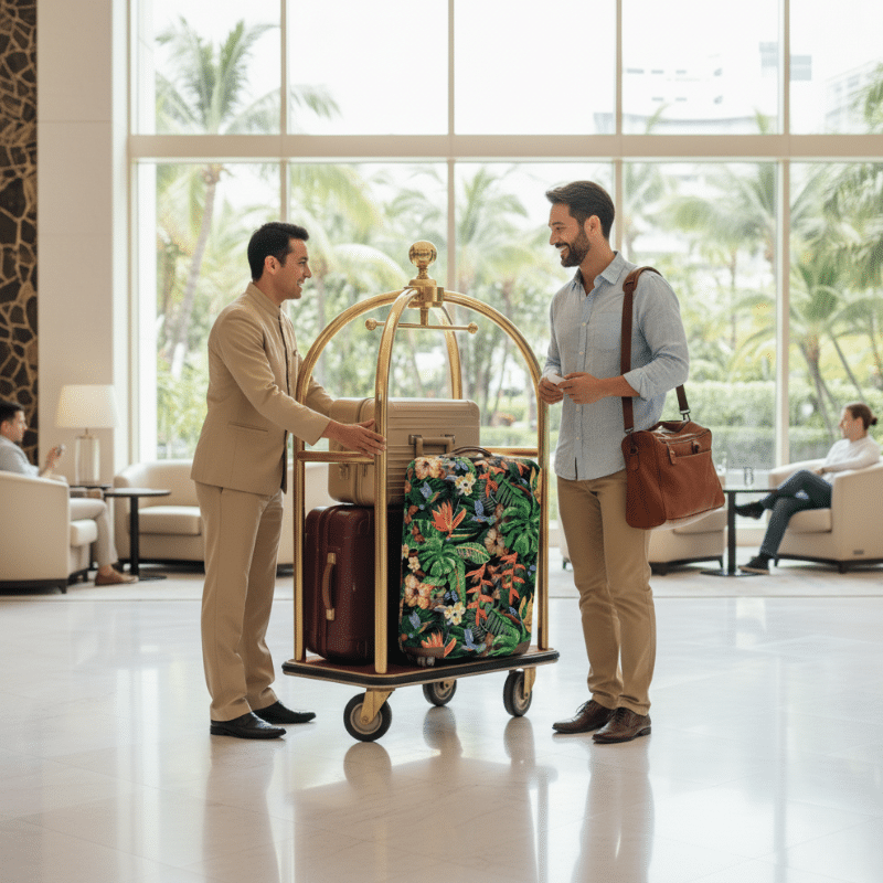 Housse de Valise Grande Taille Forêt Tropicale Housse de Valise Grande Taille Forêt Tropicale