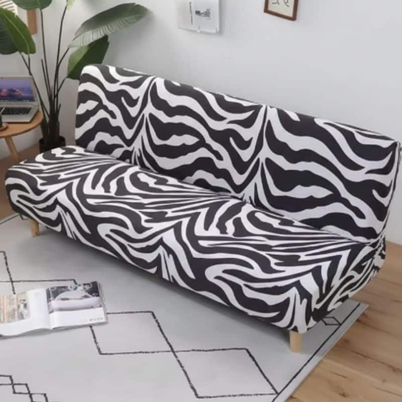 Housse De Canapé Convertible Style Zèbre Moderne Et Chic Housse De Canapé Convertible Style Zèbre Moderne Et Chic