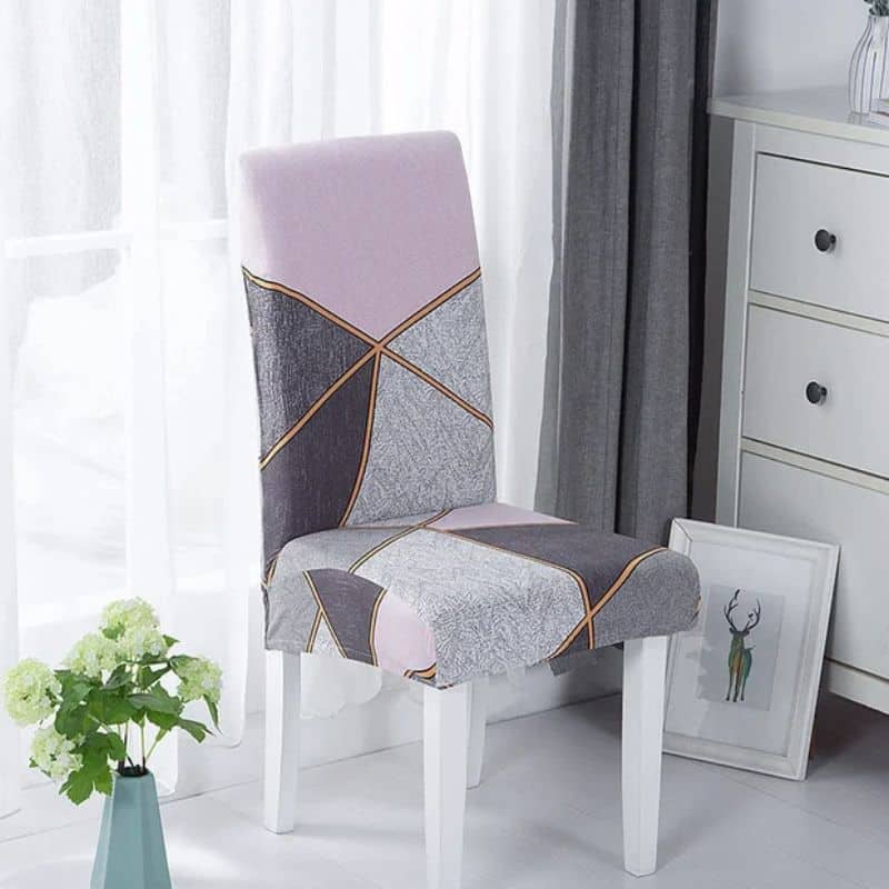 Housse De Chaise Extensible Style Moderne En Tissu Doux Élégant Housse De Chaise Extensible Style Moderne En Tissu Doux Élégant