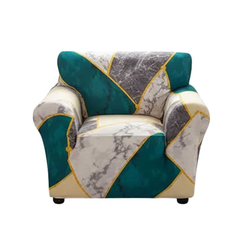 Housse de Fauteuil Extensible Style Marbré Contemporain Housse de Fauteuil Extensible Style Marbré Contemporain