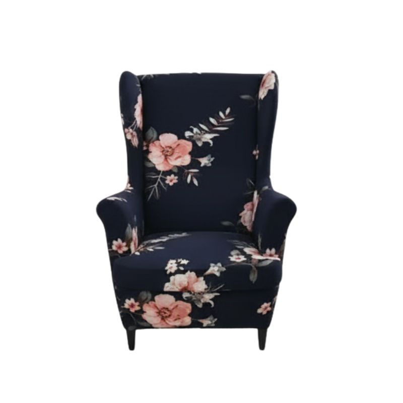 Housse de Fauteuil À Motif Floral Élégant Extensible Housse de Fauteuil À Motif Floral Élégant Extensible