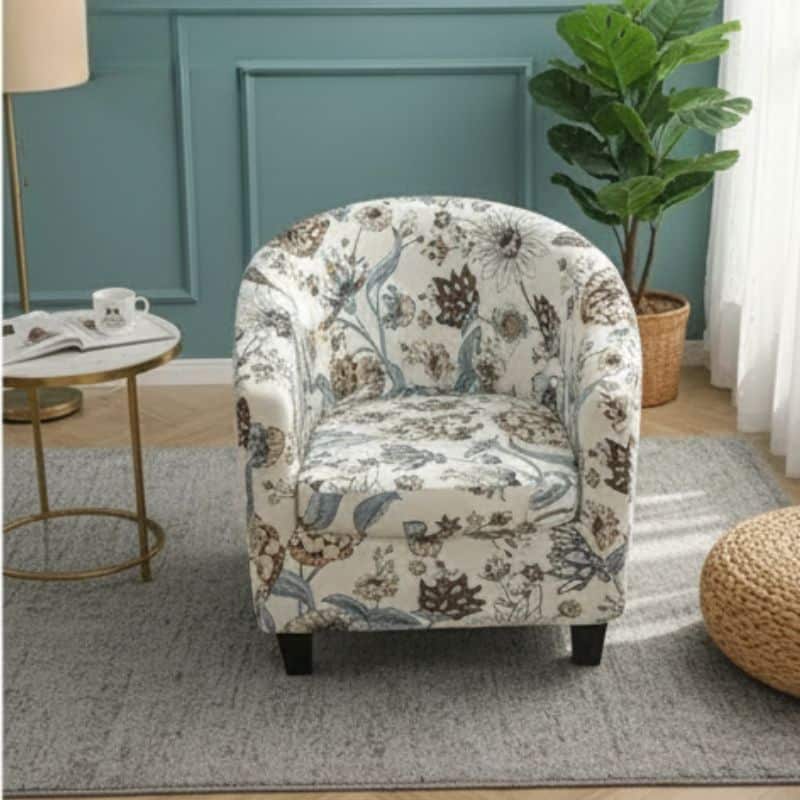 Housse De Fauteuil Design Floral Vintage Housse De Fauteuil Design Floral Vintage