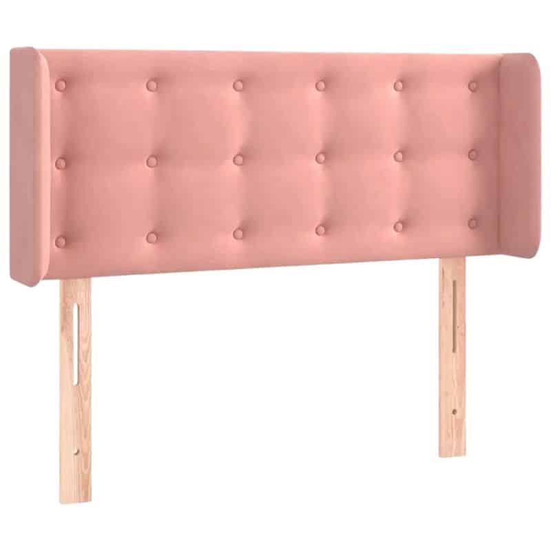 Tête de Lit Classique en Velours Rose Style Contemporain Tête de Lit Classique en Velours Rose Style Contemporain