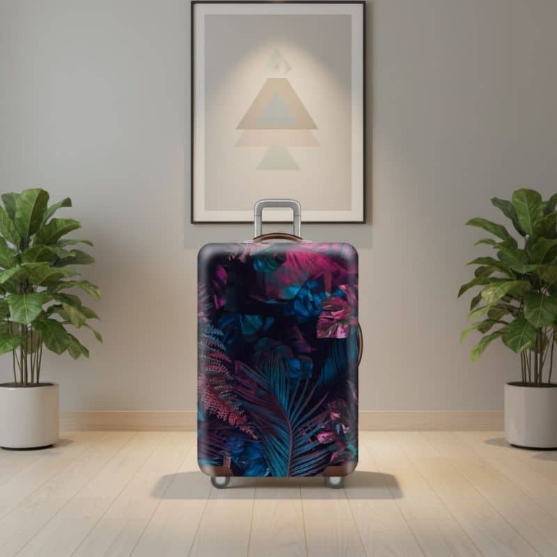 Housse de Valise Grande Taille Forêt Tropicale de Nuit Housse de Valise Grande Taille Forêt Tropicale de Nuit