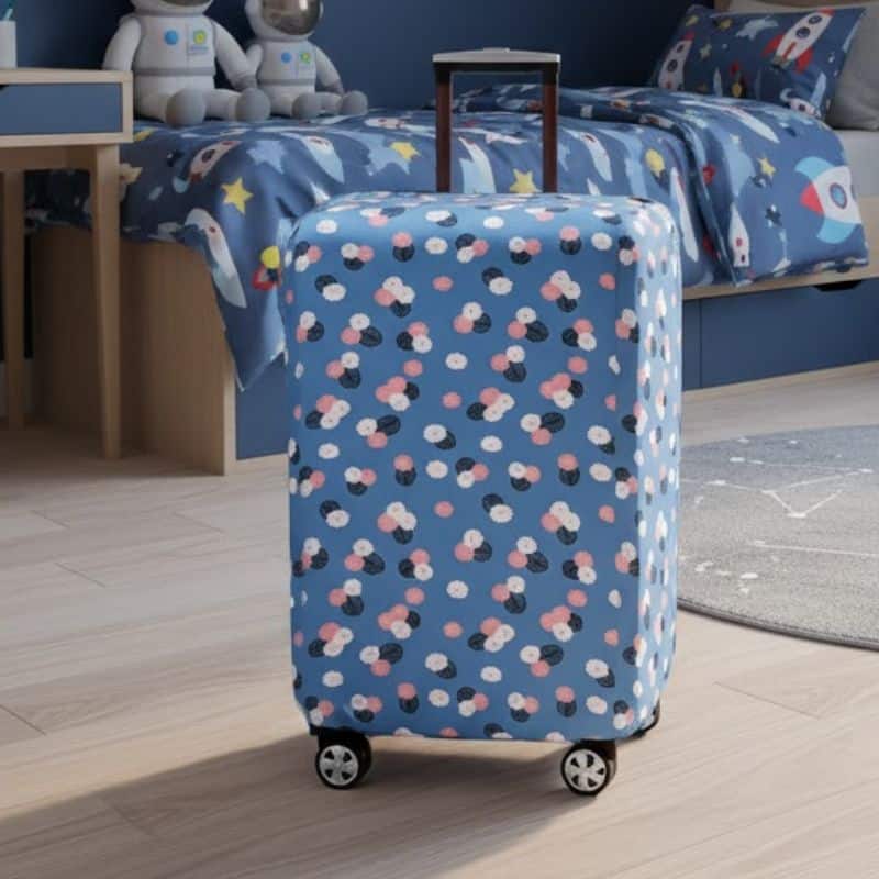 Housse de Valise Design Douceur Florale Housse de Valise Design Douceur Florale