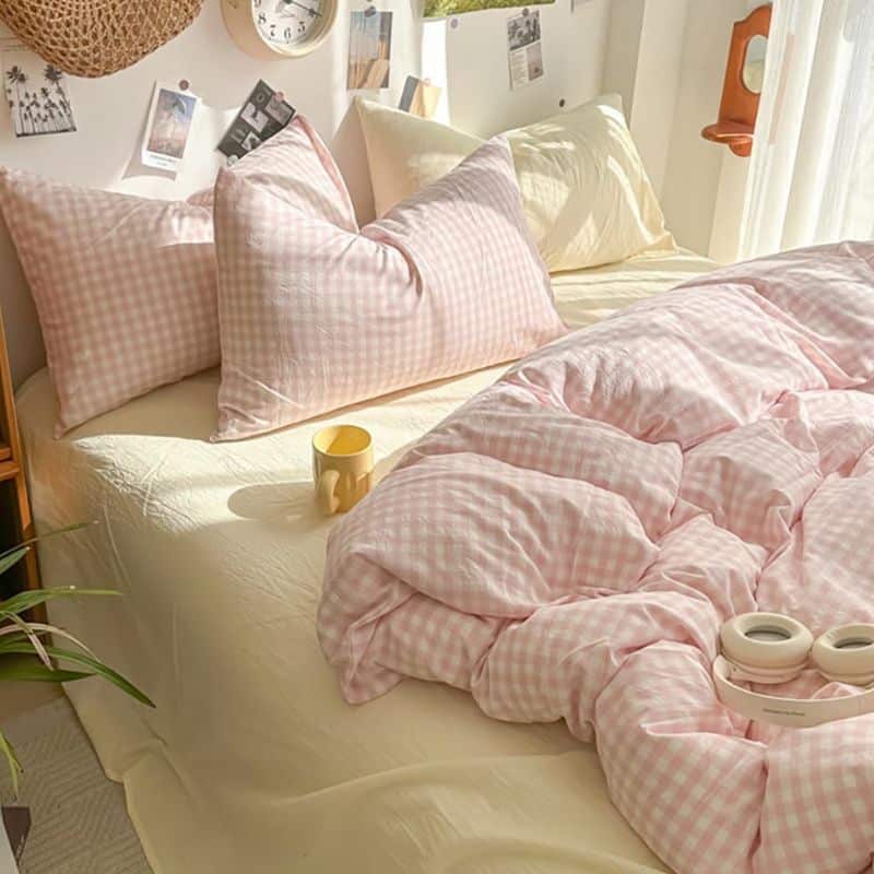Housse de Couette Style Campagne Chic 3 pièces Housse de Couette Style Campagne Chic 3 pièces