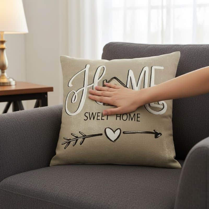 Housse De Coussin Style Rustique Et Chaleureux Housse De Coussin Style Rustique Et Chaleureux
