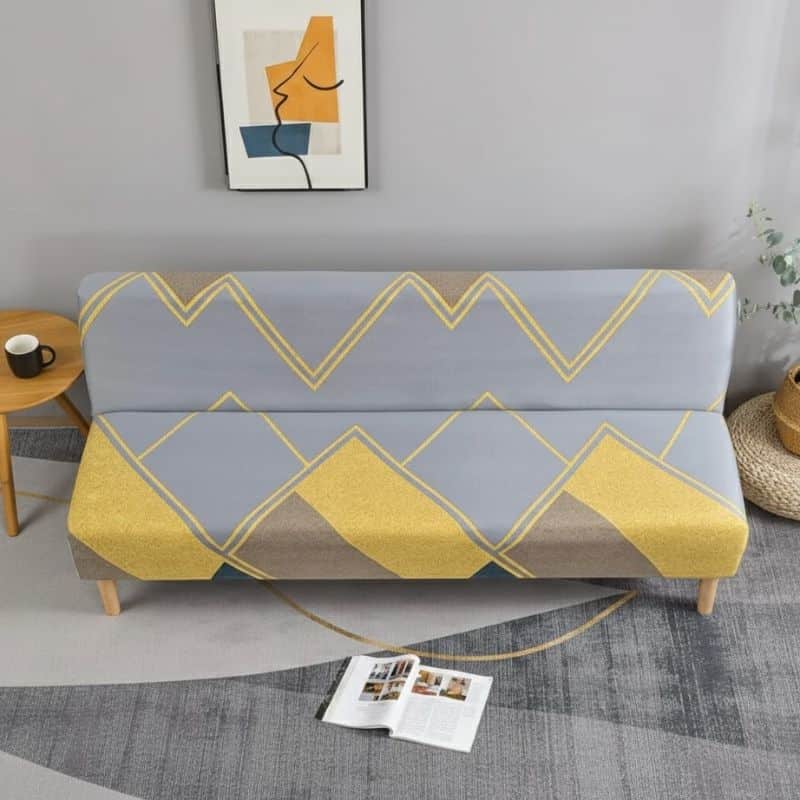 Housse De Canapé Clic-Clac Moderne Taille Standard En Tissu Extensible Housse De Canapé Clic-Clac Moderne Taille Standard En Tissu Extensible