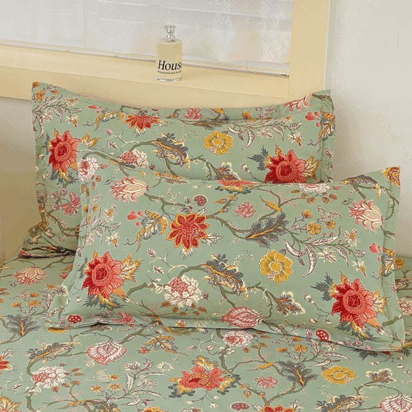 Taie d’Oreiller À Motifs Fleuris