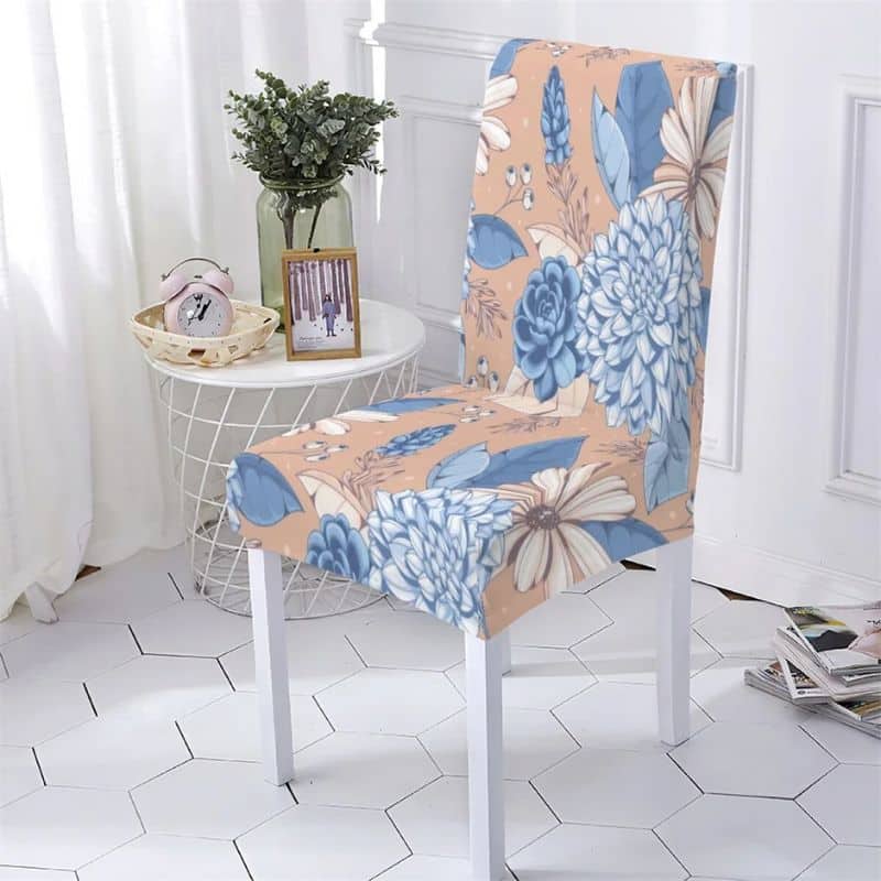 Housse De Chaise À Motif Floral au Charme Naturel Housse De Chaise À Motif Floral au Charme Naturel
