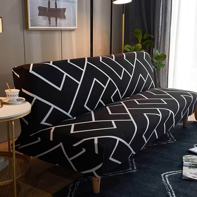 Housse De Canapé Convertible Et Extensible En Tissu Stretch Résistant Housse De Canapé Convertible Et Extensible En Tissu Stretch Résistant