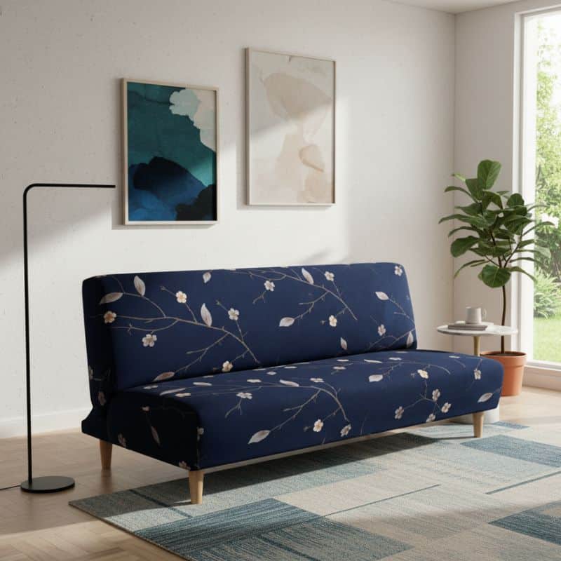 Housse De Canapé Convertible Et Extensible Style Classique Housse De Canapé Convertible Et Extensible Style Classique