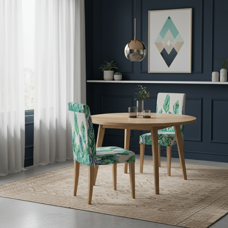 Housse De Chaise Évènementiel pour Anniversaire À Motif Feuille Contemporaine Housse De Chaise Évènementiel pour Anniversaire À Motif Feuille Contemporaine