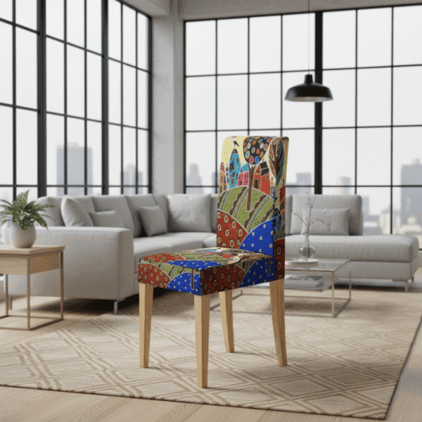 Housse De Chaise À Motif Bohème Champêtre Vive