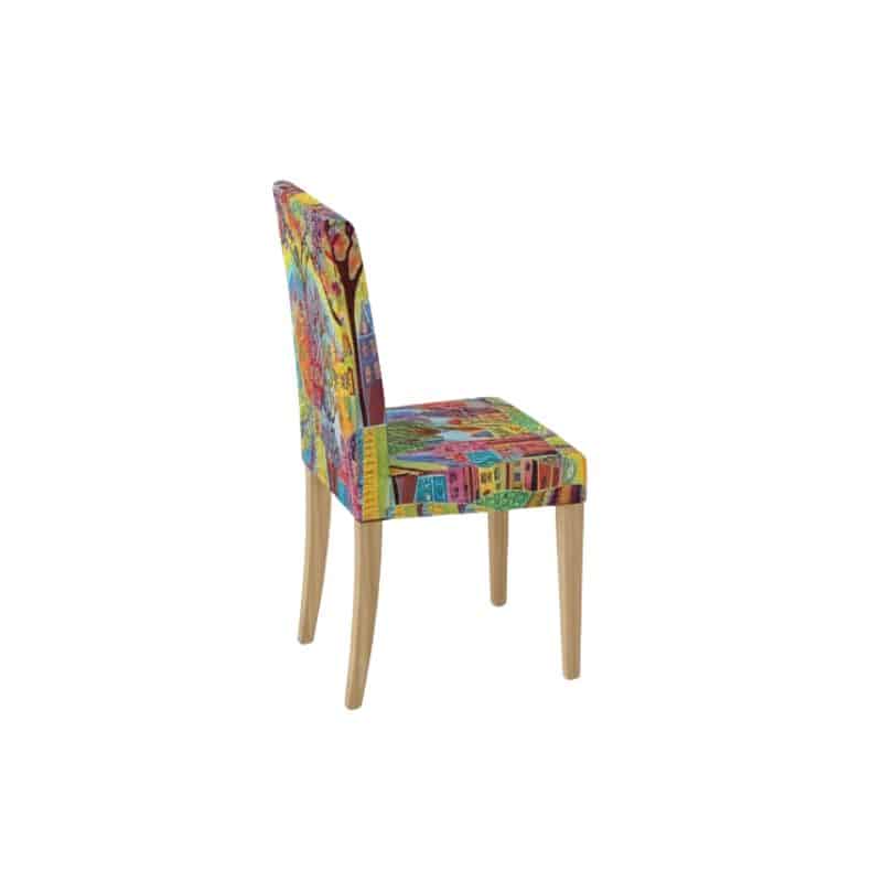 Housse De Chaise À Motif Paysage Coloré Housse De Chaise À Motif Paysage Coloré