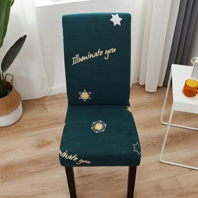 Housse De Chaise Haut Dossier Design Céleste Housse De Chaise Haut Dossier Design Céleste