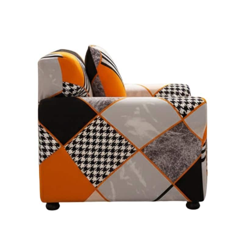 Housse de Fauteuil Extensible Au Design Géométrique Housse de Fauteuil Extensible Au Design Géométrique