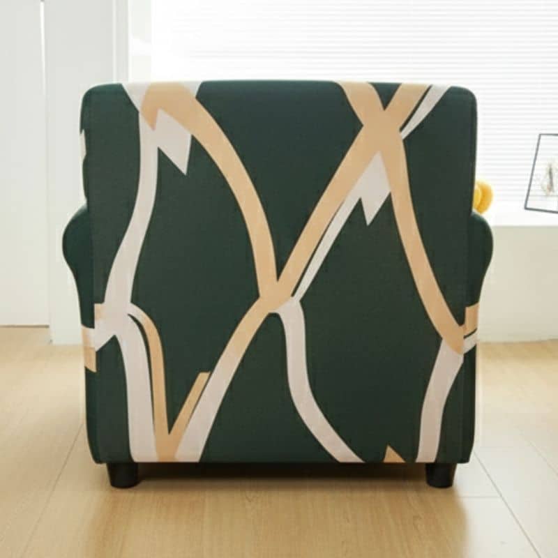 Housse de Fauteuil Extensible À Formes Artistiques Housse de Fauteuil Extensible À Formes Artistiques