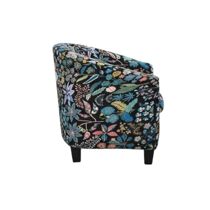Housse De Fauteuil Motif Floral Multicolore Élégante Housse De Fauteuil Motif Floral Multicolore Élégante