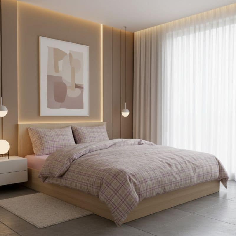 Housse de Couette Style Nordique Pastel Housse de Couette Style Nordique Pastel