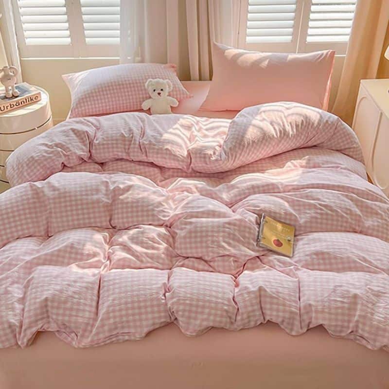 Housse de Couette Style Campagne Chic 3 pièces Housse de Couette Style Campagne Chic 3 pièces
