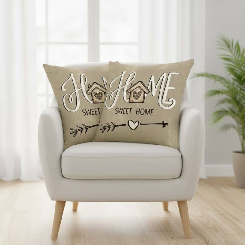 Housse De Coussin Style Rustique Et Chaleureux Housse De Coussin Style Rustique Et Chaleureux