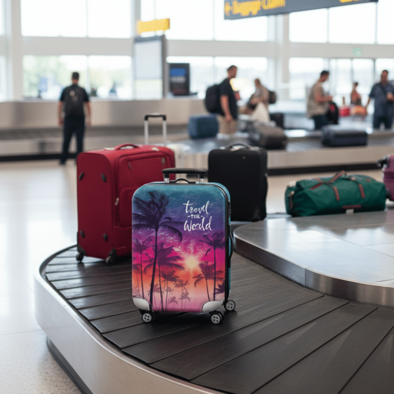 Housse de Valise Design Coucher de Soleil Tropical Housse de Valise Design Coucher de Soleil Tropical